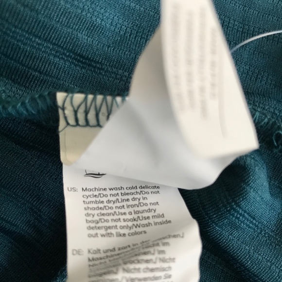 Cupshe Women’s Teal Ruffle Hem Ruched Body Con Long Sleeve Summer Dress US M - Picture 6 of 9